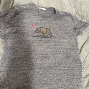 Marine Layer Gray Kids T-Shirt with Bear and Star Design